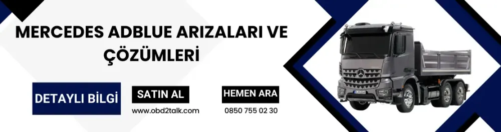 Mercedes Adblue Arızaları ve Çözümleri