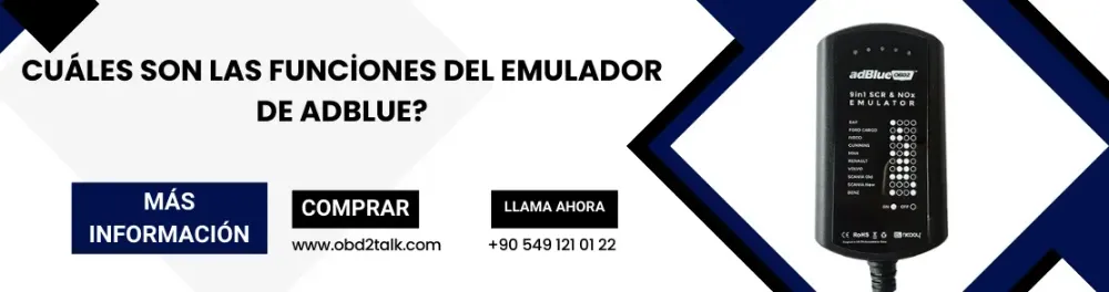 Cuáles son las funciones del emulador de AdBlue?