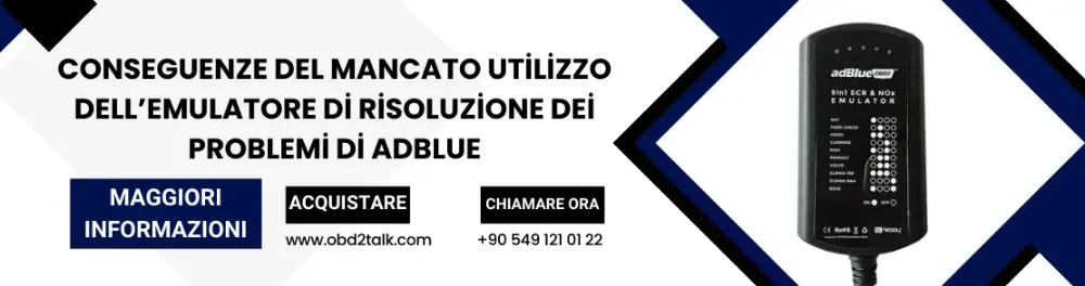 Conseguenze del mancato utilizzo dell’emulatore di risoluzione dei problemi di AdBlue