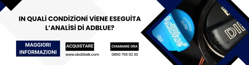In quali condizioni viene eseguita l’analisi di AdBlue?